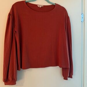 Deep Orange Madewell Top